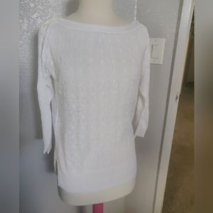 J Crew 3/4 Sleeve Boat Neck Sweater -- Small